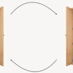 Geräumiger Badezimmerschrank mit drei Einlegeböden aus massiver Natureiche mit einer rustikalen Front 180 cm.