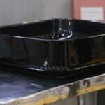 Van Heck Black Rectangle 50 KeramikAufsatzbecken