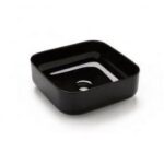 Van Heck Black Square 38.5 Keramik Aufsatzbecken