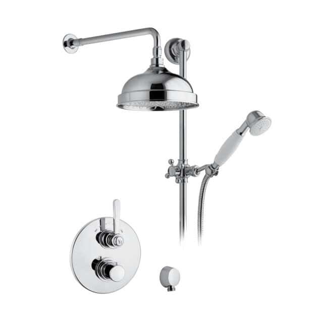 Vintage Brausegarnitur A7 Chrom