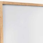 Spiegel mit Holzrahmen aus massiver, natürlicher Eiche 100 cm.