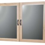 Landhaus-Spiegelschrank 80x116