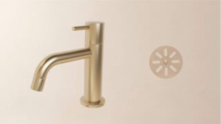 Das Set enthält die Waschtischarmatur mit Ablaufstopfen. Die Rubino Waschtischarmatur in gebürstetem Gold ist eine hochwertige Armatur aus massivem Messing, erhältlich in Chrom, gebürstetem Gold, mattem Schwarz und gebürsteter Bronze - inklusive 12 Jahren