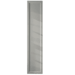 Mittelgroßer Badezimmerschrank mit drei Einlegeböden in Manor House Gray mit einer Landhausfront 170 cm.