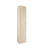Mittelgroßer Badezimmerschrank mit drei Einlegeböden in Off-White mit einer Landhausfront 170 cm.