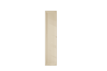 Mittelgroßer Badezimmerschrank mit drei Einlegeböden in Off-White mit einer Landhausfront 170 cm.