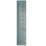 Mittlerer Badezimmerschrank mit drei Einlegeböden in Oval Room Blue mit einer Front im Landhausstil 170 cm.