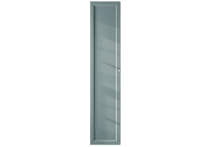 Mittlerer Badezimmerschrank mit drei Einlegeböden in Oval Room Blue mit einer Front im Landhausstil 170 cm.