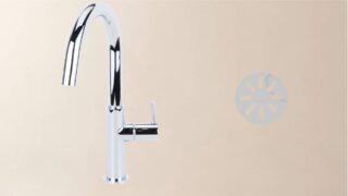 Van Heck Waschtischarmatur mit Ablassschraube Chrom