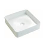 Van Heck White Square 40 Keramik Aufsatzbecken