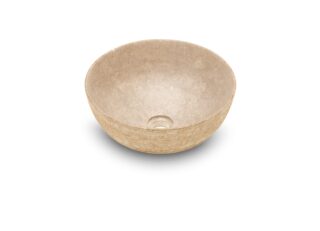 Van Heck Beige Rund 38 Naturstein Aufsatzbecken