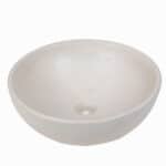 Aufsatzbecken Van Heck Beige Rund 43.5 von Concrete