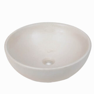 Aufsatzbecken Van Heck Beige Rund 43.5 von Concrete