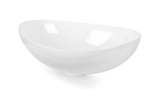Aufsatzbecken Van Heck Weiß Oval 46 von Gusseisen