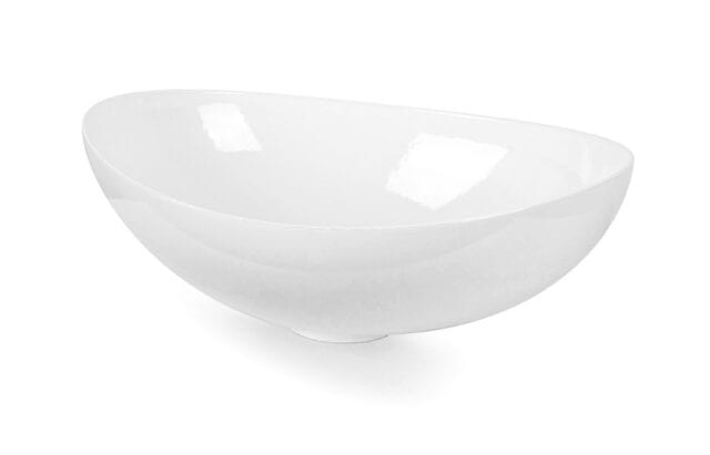 Aufsatzbecken Van Heck Weiß Oval 46 von Gusseisen