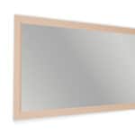 Massivholz-Badezimmerspiegel,117x74 in Setting Gips