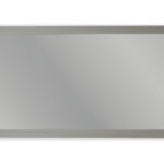Massivholz-Badezimmerspiegel,130x74 in Manor House Gray