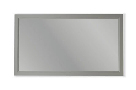 Massivholz-Badezimmerspiegel,130x74 in Manor House Gray