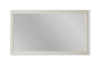 Badspiegel aus Massivholz, 130x74 in Ammonite
