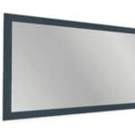 Massivholz-Badezimmerspiegel,130x74 in Hague Blue