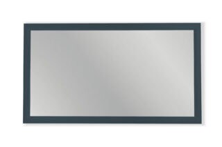 Massivholz-Badezimmerspiegel,130x74 in Hague Blue