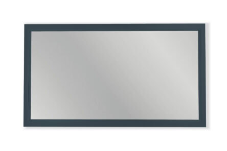 Massivholz-Badezimmerspiegel,130x74 in Hague Blue