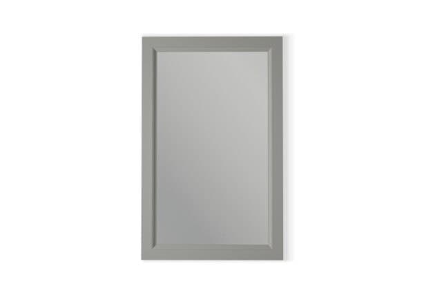 Badspiegel aus Massivholz, 52x82 in Manor House Gray