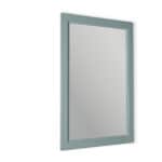 Badspiegel aus Massivholz, 52x82 in Oval Room Blue