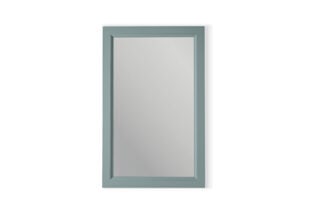 Badspiegel aus Massivholz, 52x82 in Oval Room Blue