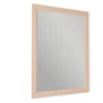 Massivholz-Badezimmerspiegel,67x82 in Setting Gips