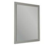 Massivholz-Badezimmerspiegel,67x82 in Manor House Gray