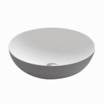 Aufsatzwaschtisch Solid Surface Ø 40x15