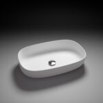 Arbeitsplatte Aufsatzbecken Solid Surface 48x32