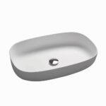 Arbeitsplatte Aufsatzbecken Solid Surface 48x32