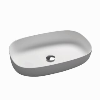 Arbeitsplatte Aufsatzbecken Solid Surface 48x32