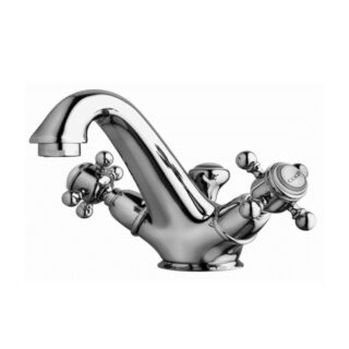 Traditionelle Waschtischbatterie Chrom