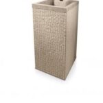 Van Heck Beige Square 45 Naturstein-Waschtisch