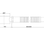 Van Heck Möbel Siphon Extra Niedrig . Dieser Möbelsiphon eignet sich für Möbel mit einem Becken, wie z.B. einem Keramikbecken oder einem Waschbecken aus Mineralwerkstoff.