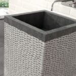 Van Heck Black Square 45 Naturstein-Waschtisch