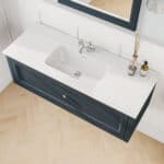 Hague Blue klassisches Badezimmermöbel 120 cm mit Keramikwaschtisch im Landhausstil (elegant)