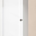 Mittlerer Badezimmerschrank mit drei Einlegeböden in Oval Room Blue mit einer Front im Landhausstil 170 cm.