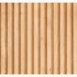 Kompakter Badezimmerschrank mit 2 Einlegeböden in Eiche natur mit Rillenfront 120 cm.