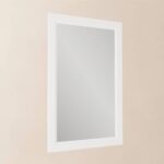 Badspiegel aus Massivholz, 52x82 in Oval Room Blue