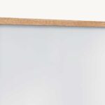 Spiegel mit Holzrahmen aus massiver Natureiche 120 cm.