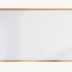 Spiegel mit Holzrahmen aus massiver Natureiche 120 cm.