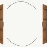 170 Badezimmerschrank aus massiver Natureiche mit Rillenfront