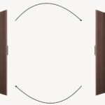 Geräumiger Badezimmerschrank mit drei Einlegeböden aus massiver dunkler Eiche mit glatter Front 180 cm.