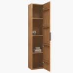 170 Badezimmerschrank aus massiver Natureiche mit Rillenfront
