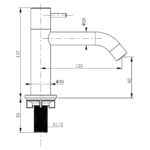 Kaltwasserarmatur mit hebel