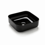 Van Heck Black Square 38.5 Keramik Aufsatzbecken